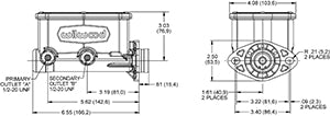 Compact Tandem Master Cylinder