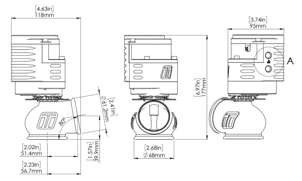 GenV Electronic ProGate50 Electronic External Wastegate